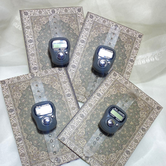 Electronic Finger Tally Counter Set in Multi-Color Floral Designs