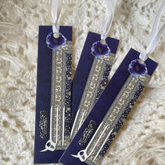 Traditional Prayer Rug Patterned Bookmarks with Islamic Calligraphy