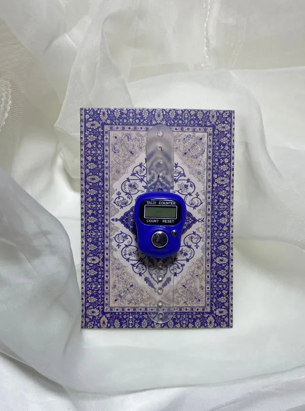 Electronic Finger Tally Counter Set in Multi-Color Floral Designs